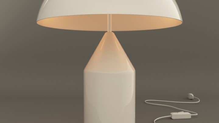 渲染模型_台灯334