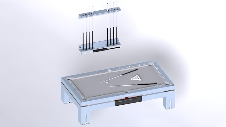 渲染模型_台球桌005