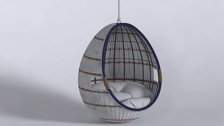 渲染模型_吊椅007