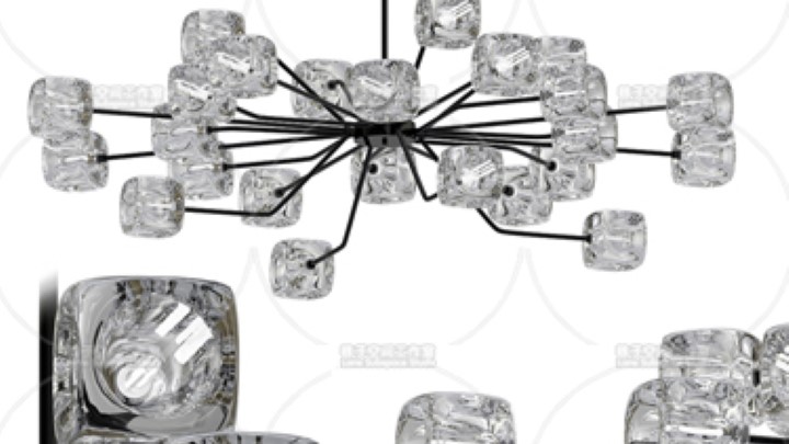 渲染模型_吊灯1011