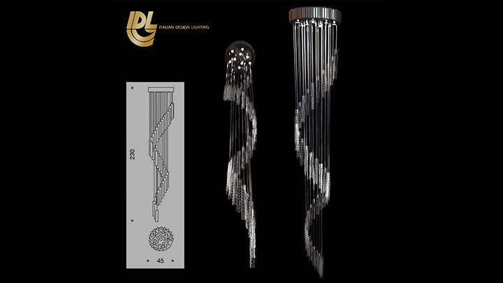 渲染模型_吊灯1029