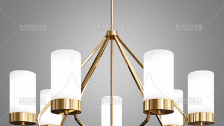 渲染模型_吊灯1034