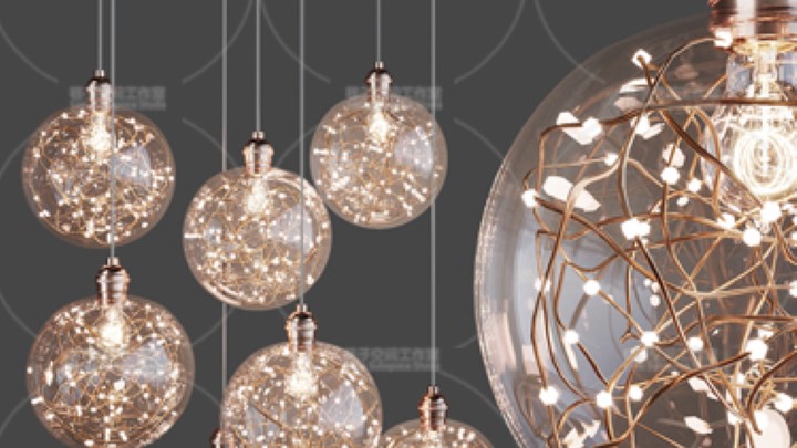 渲染模型_吊灯1041