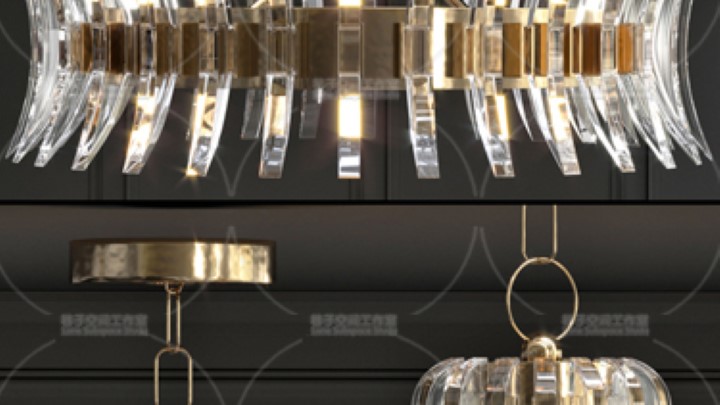 渲染模型_吊灯1066