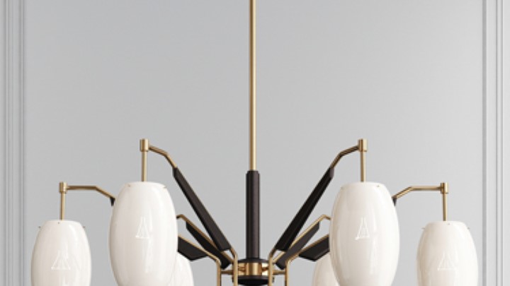 渲染模型_吊灯1150