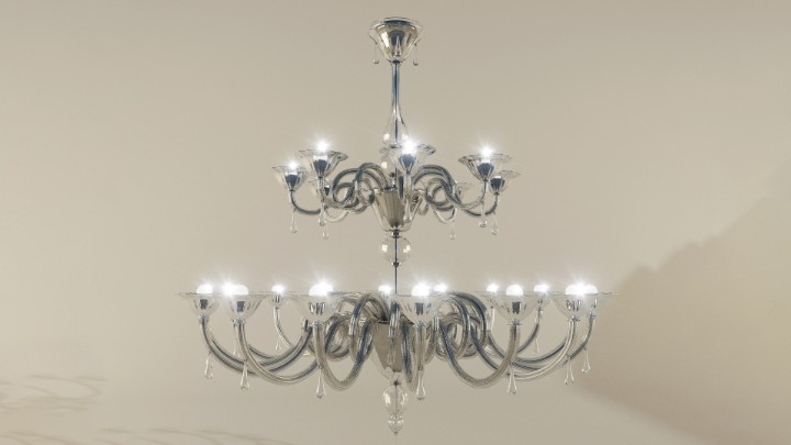 渲染模型_吊灯1200