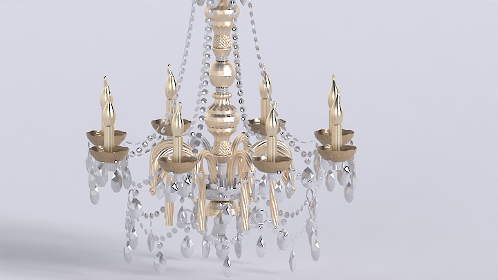 渲染模型_吊灯1214