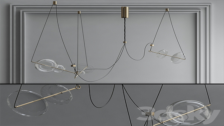 渲染模型_吊灯1225