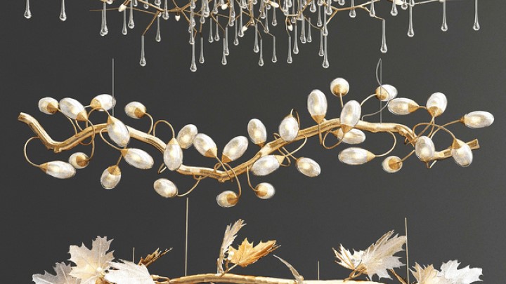 渲染模型_吊灯1306