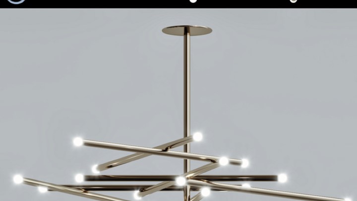 渲染模型_吊灯1310