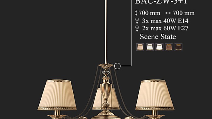 渲染模型_吊灯1315