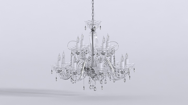 渲染模型_吊灯1338