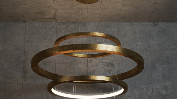 渲染模型_吊灯1346