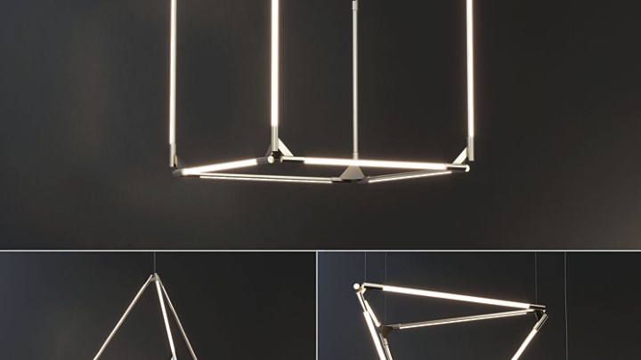 渲染模型_吊灯1355