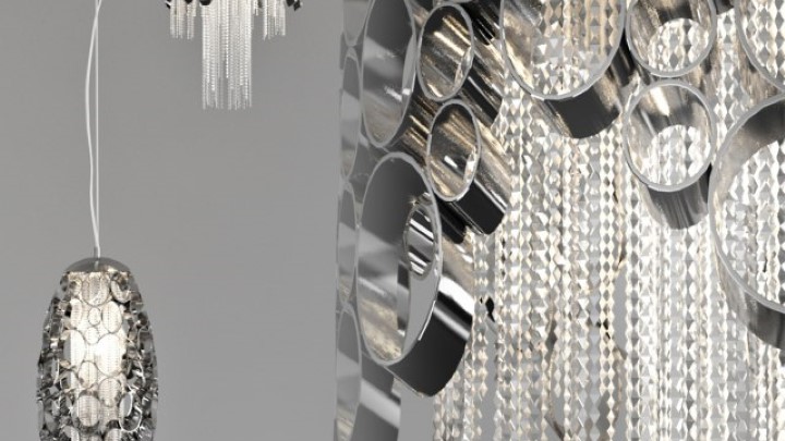 渲染模型_吊灯1398