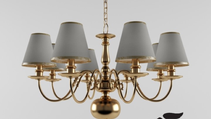 渲染模型_吊灯1400