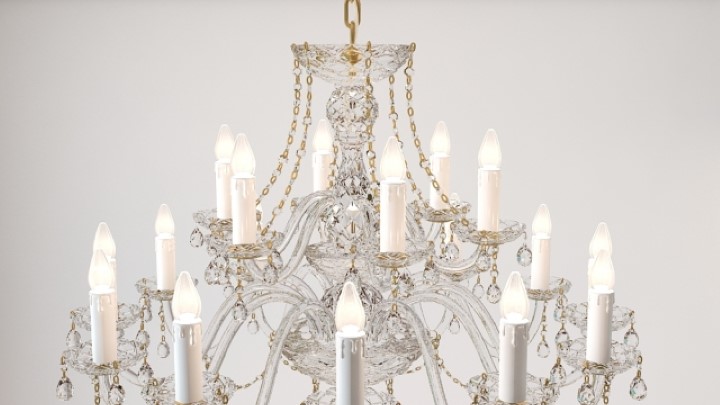 渲染模型_吊灯1402