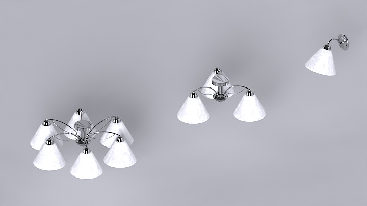 渲染模型_吊灯1460