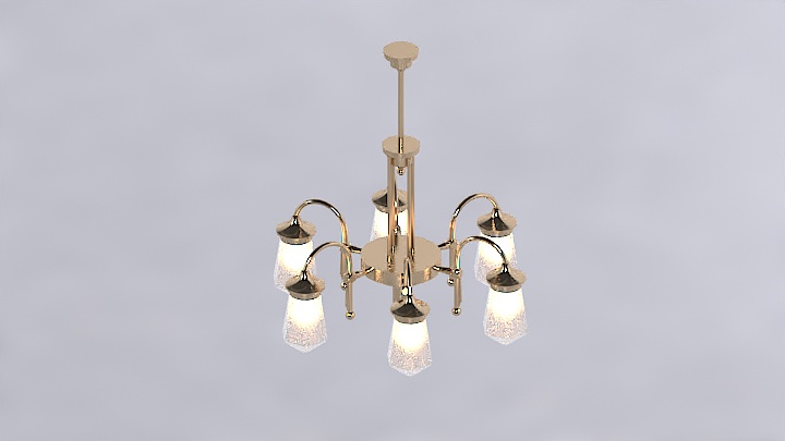 渲染模型_吊灯1524