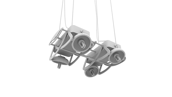 渲染模型_吊灯1552