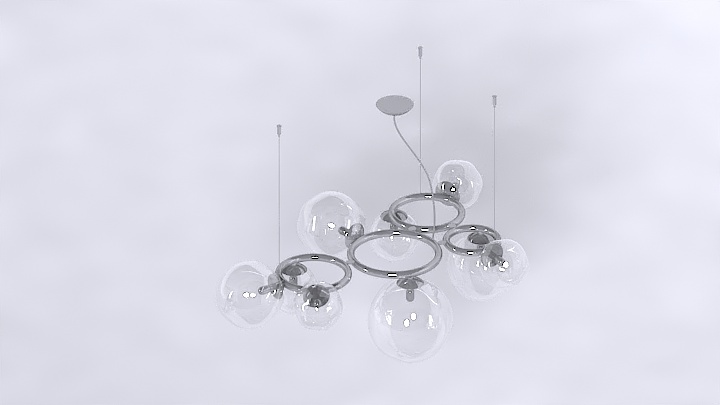 渲染模型_吊灯1589