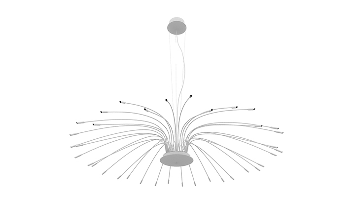 渲染模型_吊灯1607