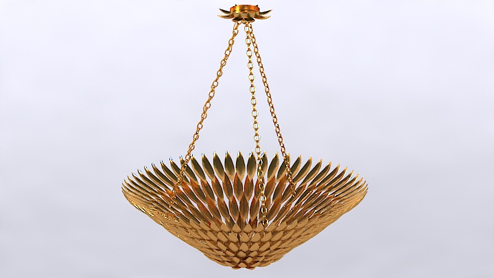 渲染模型_吊灯1609