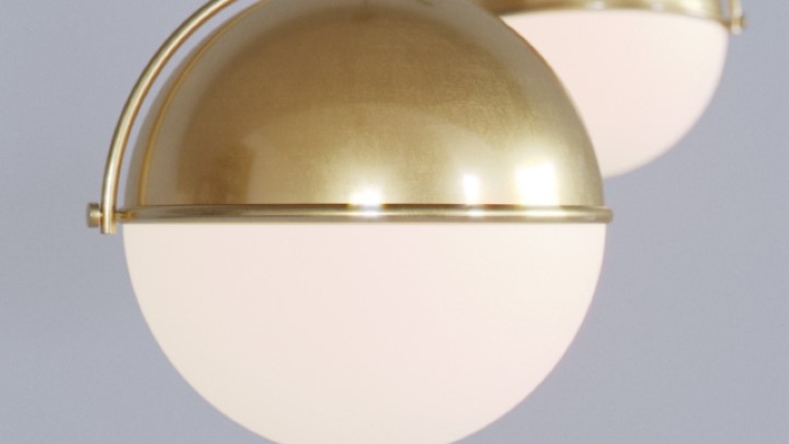 渲染模型_吊灯1620