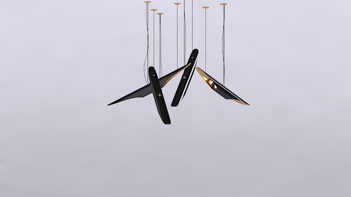 渲染模型_吊灯1638