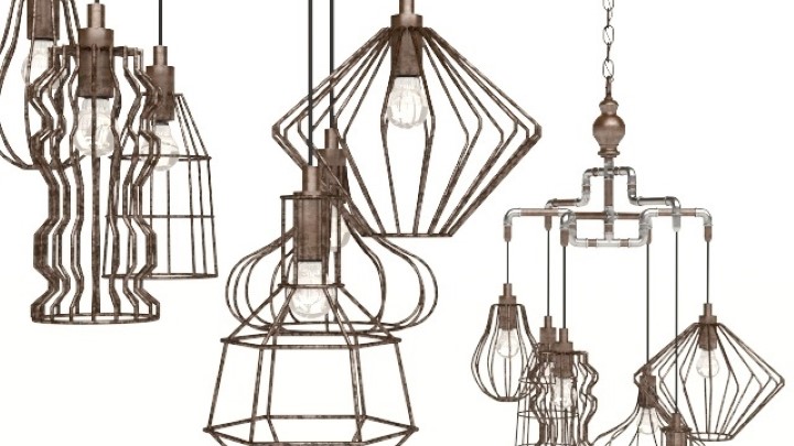 渲染模型_吊灯1651