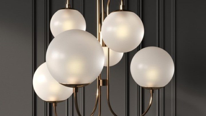 渲染模型_吊灯1674