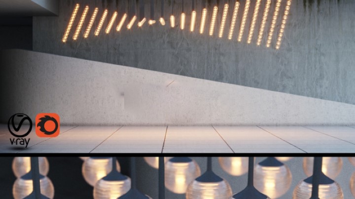 渲染模型_吊灯1683