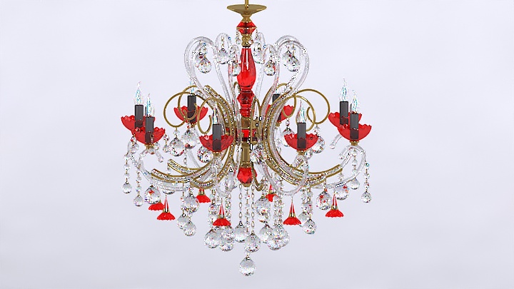 渲染模型_吊灯1686