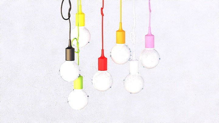 渲染模型_吊灯1690