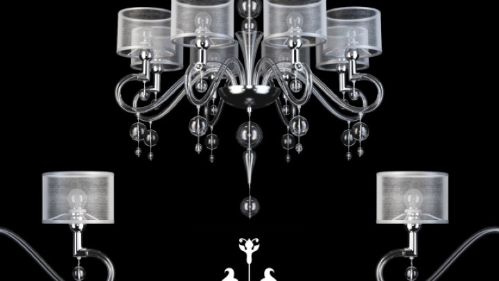 渲染模型_吊灯1724