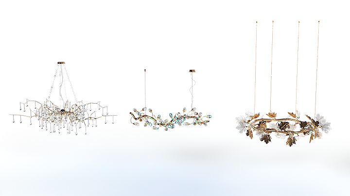 渲染模型_吊灯1818