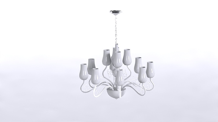 渲染模型_吊灯1854