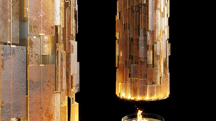 渲染模型_吊灯1906