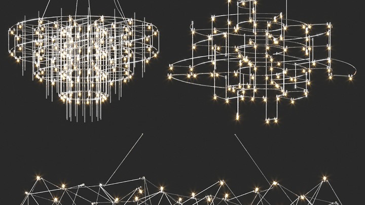 渲染模型_吊灯1908