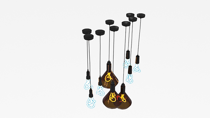 渲染模型_吊灯1927