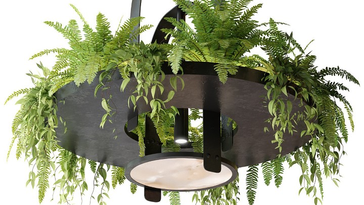 渲染模型_吊灯2028