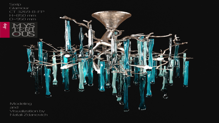 渲染模型_吊灯704