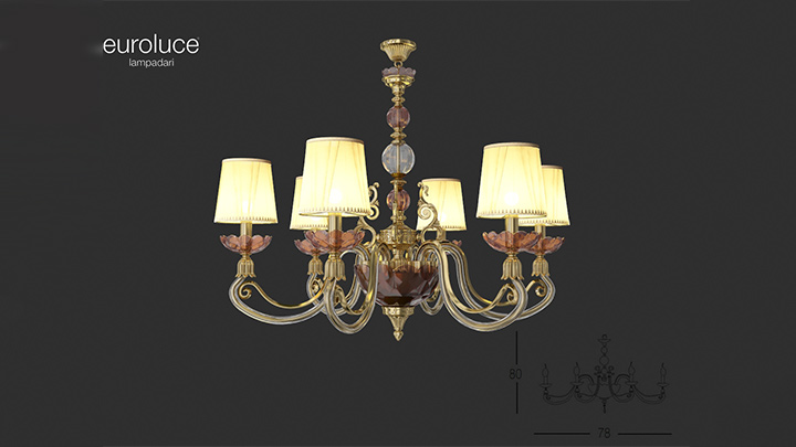 渲染模型_吊灯756