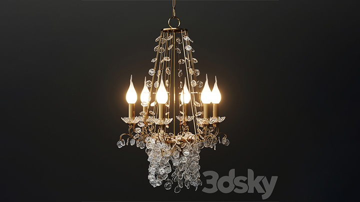 渲染模型_吊灯868