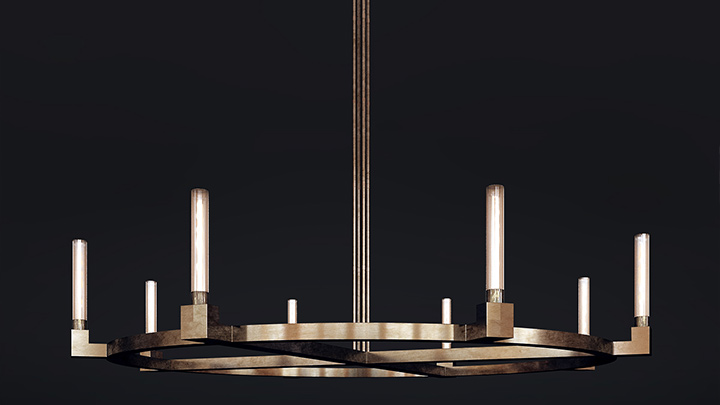 渲染模型_吊灯876