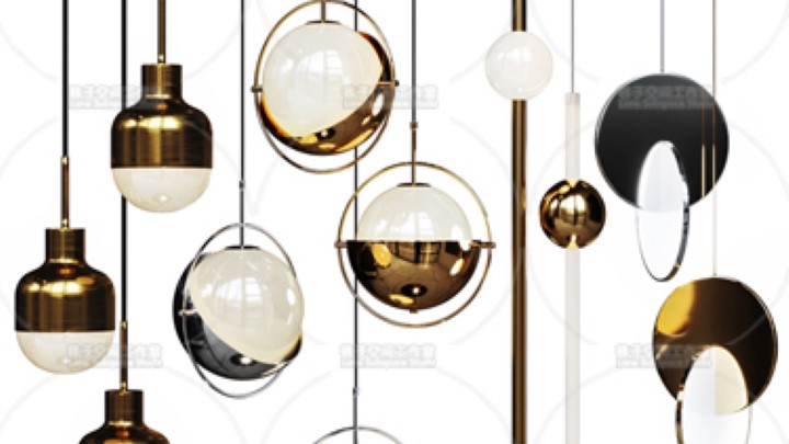 渲染模型_吊灯884