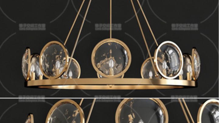 渲染模型_吊灯900