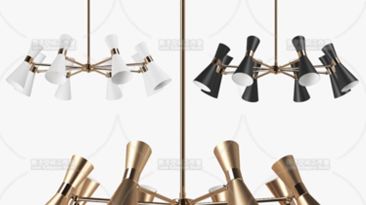 渲染模型_吊灯918