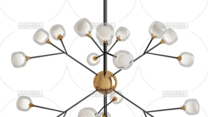 渲染模型_吊灯970