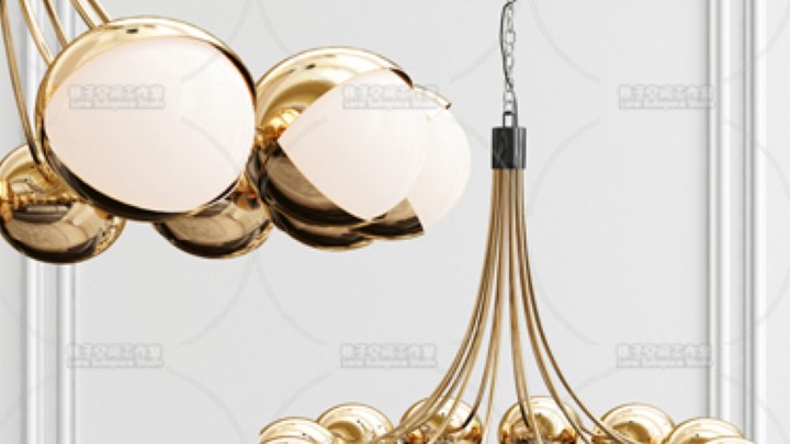 渲染模型_吊灯984